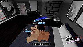 roblox slut gives virginity while bf plays hood