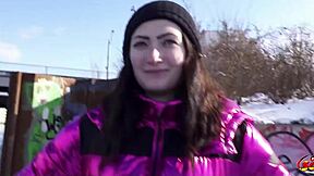 German scout picks tiny titted Belinda for raw first-time casting couch fuck interview