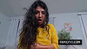 jasmine sherni indian stepdaughter rides new stepdad cock