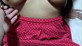 Sexy Big Tits Schoolgirl Lifts Skirt For Pounding!