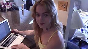 blonde teen sage fox creampied by stepdad seth brogan doggystyle?