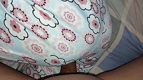 hermanastra fucked doggystyle in pajamas by big cock stepbro