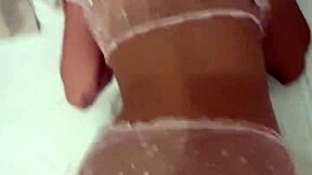 USING MY SLUTTY GIRL IN LINGERIE ROUGH POV!