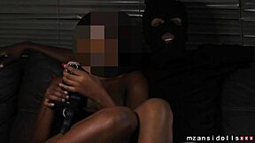 cute yellow bone ebony spreads wet pussy wide open