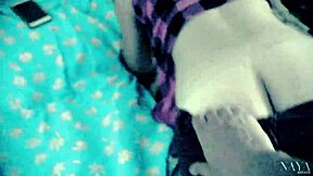 stepdad sneaks in and pounds resting stepdaughter's tight pussy hard