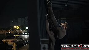 Honeymoon Rough Guys Make Passes At Glasses-Wearing Bound Teens