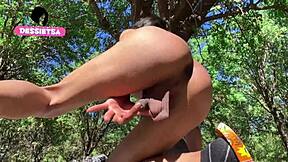 naughty petite tranny strokes her cock for you