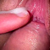 비밀 틴 18+, 좁은 크리미 보지 섹스 클로즈업