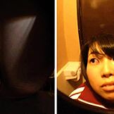 젊은 18+ 아시안 청녀 18+, 화장실 캠에 잡혀