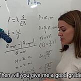 เย็ดฉันแรงๆ เพื่อได้เกรดดี นักเรียน!