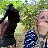 فتاة 18+ سمينة تُمسك وهي تبول، تُنيك من ذكر أسود كبير