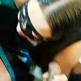 ラティーナホットワイフと夫の新ボスとのトリオでダブルフェラと生セックス