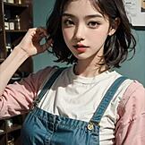 Вау! 3D хентай азиатская модель мастурбирует в салоне!