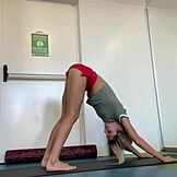 Man, ik kan niet eens... hete gym sessie werd wilde yoga slet actie met Russische babe!