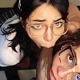 Naučil sem svojo prijateljico Cindy Luno, kako dati odličen oral in pogoltniti vsako kapljico