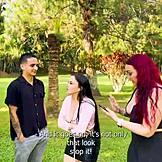 Chubby tenåring lesbisk trekant med rødhåret og beste venn etter utroskap.