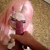 Сперма по целом лицу, човече, ова лепотица Бу66легум узела сваку кап као шампион!