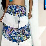 Bluee น้ำแตกแรงบนกระโปรง ฉันตกใจเธอฉีดให้คุณ!