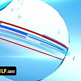 Ik had een trapportaal neukpartij met schattige Duitse meid 18+ Jessii Van Riva, haar kont en sperma overal