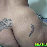 Yo, knullet denne hete brasilianske brunetten med store pupper i Rio var villt! 🔥