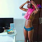 Guru songlap lintasi garis dengan pelajar ebony 19 tahun. Jilat yang mengejutkan!