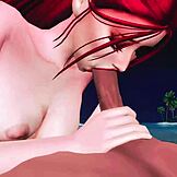 Perverzna morska deklica naredi deep throat blowjob za ogromen bbc pov sims 4 anime hentai cosplay