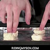 La matrigna Penny Barber salva Tyler Cruise dal disastro della pasta con azione reale