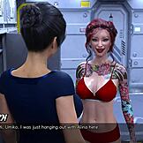 Zaprti v vesolju 22 - Veliki joški milf pripravljena na globok pogovor