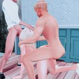 Mačeha vara s pastorkom, vzame njegov ogromen kurac v anime stilu