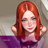 Horny žena drcena cizincem na veřejné záchodce - 3D hentai