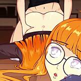 i’m shocked, didn’t notice the boner while gaming—3d redhead animation