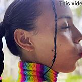 Девушка с милым лицом и большими сиськами получает глубокие толчки и глубокий минет