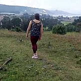 Styvmamma visar upp enorm fitta i skogen med styvson