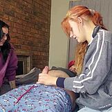 Sind diese zwei schüchternen Mädchen bereit für meinen riesigen Schwanz?