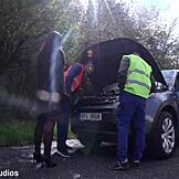 Счупена кола Nuria Millan 5 на 1 гангбанг ATM дълбоко в топките DAP екстремна дълбока гърло без путка груб секс големи зейки лицево гълтане Gio2784