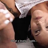 Hunt4k por dinheiro, vadia safada trai corno namorado com estranho rico e eles fodem duro