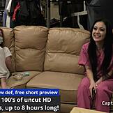 Ei, Escrava Corporativa Blaire Celeste Leva Garganta Profunda Fodendo o Rosto com Luvas de Látex com Gemidos 😈